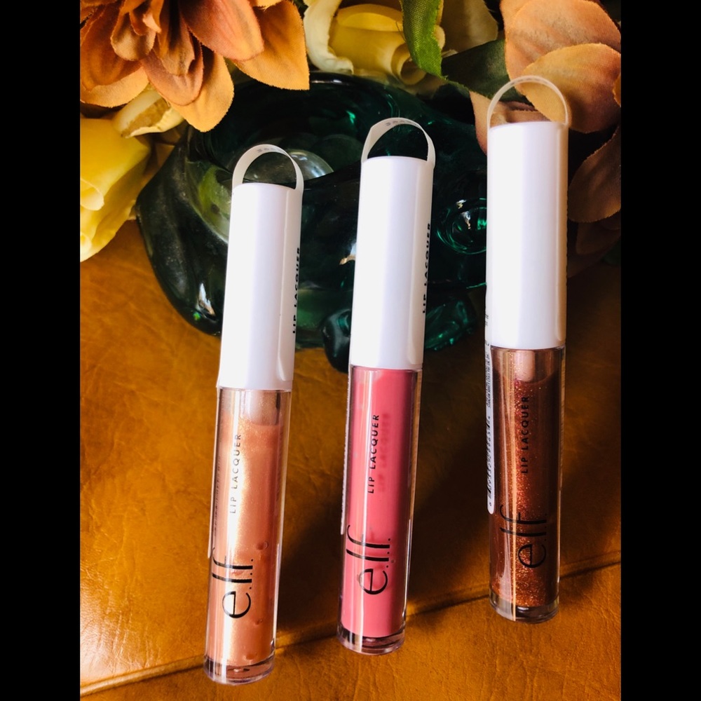 e.l.f. Lip Lacquer 3 pcs assorted color